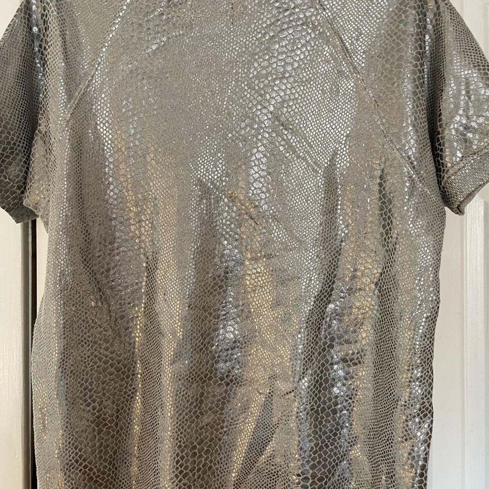 Metallic Snakeprint Sweat-Top - Picture 3 of 4
